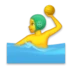 Man Playing Water Polo