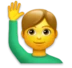 Man Raising Hand