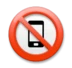 No Mobile Phones