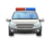 Oncoming Police Car
