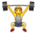 Person Lifting Weights