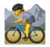 Person Mountain Biking