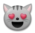 Smiling Cat With Heart-Eyes