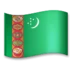 Flag: Turkmenistan