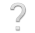 White Question Mark