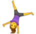 Woman Cartwheeling