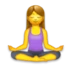 Woman In Lotus Position