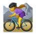 Woman Mountain Biking