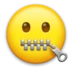 Zipper-Mouth Face