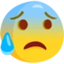 Anxious Face With Sweat