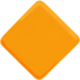 Large Orange Diamond