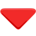 Red Triangle Pointed Down