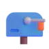 Closed Mailbox With Lowered Flag