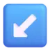 Down-Left Arrow