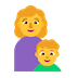 family-woman-boy Emoji microsoft