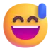 Grinning Face With Sweat