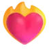 Heart on fire