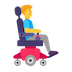 man-in-motorized-wheelchair-facing-right Emoji microsoft
