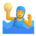 Man Playing Water Polo