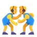 Men Wrestling