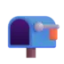 Open Mailbox With Lowered Flag