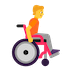 person-in-manual-wheelchair-facing-right Emoji microsoft
