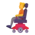 Person In Motorized Wheelchair