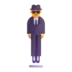 Person In Suit Levitating