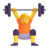 Person Lifting Weights