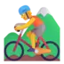 Person Mountain Biking