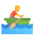 Person Rowing Boat