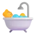 Person Taking Bath