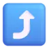 Right Arrow Curving Up