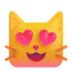 Smiling Cat With Heart-Eyes