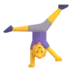 Woman Cartwheeling