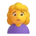 Woman Frowning