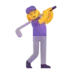 Woman Golfing