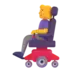 Woman In Motorized Wheelchair