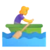 Woman Rowing Boat