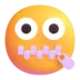 Zipper-Mouth Face