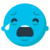 Loudly Crying Face
