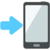 Mobile Phone With Arrow