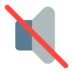Muted Speaker
