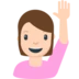 Person Raising Hand