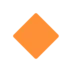 Small Orange Diamond
