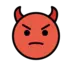 Angry Face With Horns