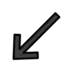 Down-Left Arrow