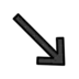 Down-Right Arrow