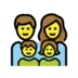 Family: Man, Woman, Girl, Boy