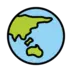 Globe Showing Asia-Australia